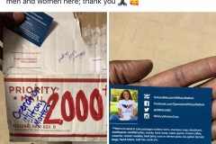 Thank you post from 2,000th  package