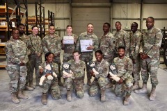 Military members with items received
