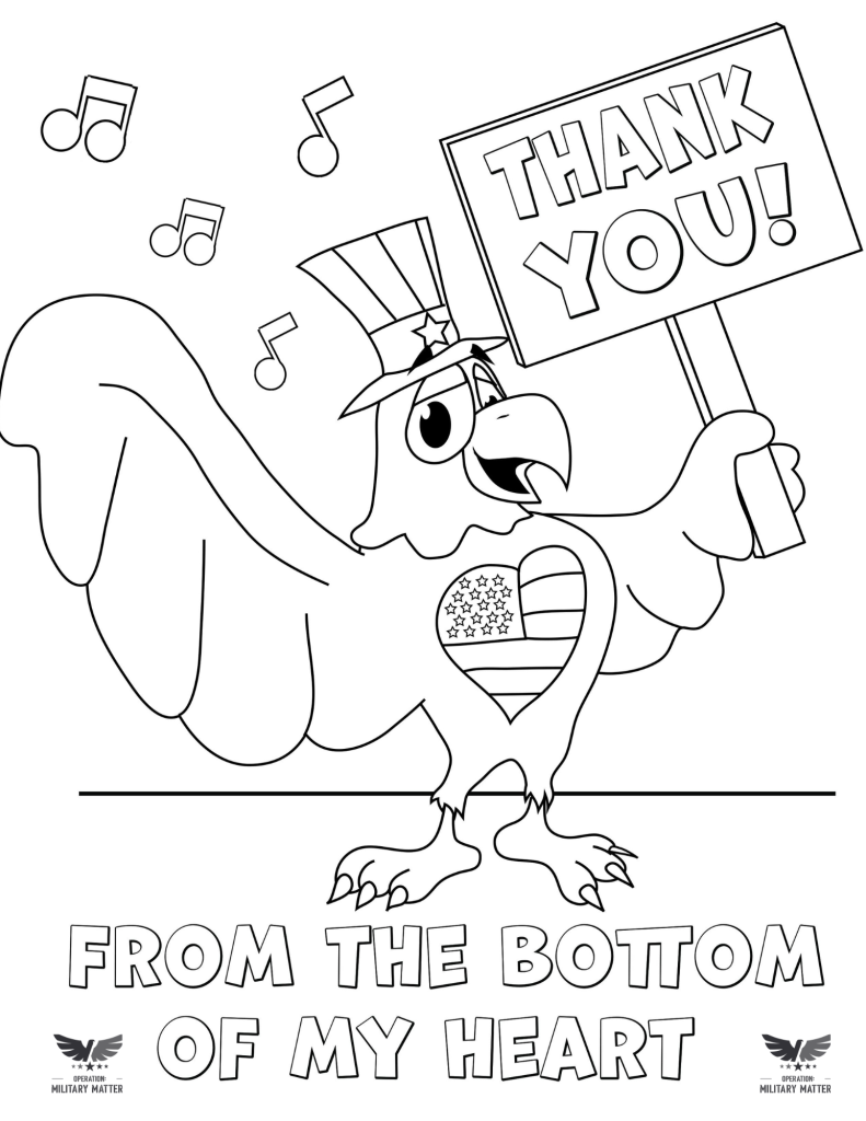 Coloring Pages for Kids - Operation Military Matters